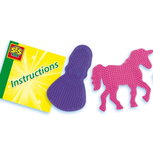 New in Box SES Iron on Beads - Unicorns and Princesses 2100 Pcs For Age 5+ - Picture 7 of 14